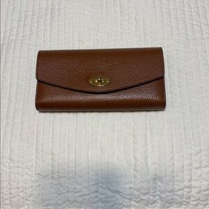 MULBERRY Darley Wallet Long Wallet - Brown Leather Women